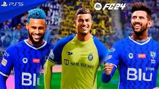 FIFA 24 - Al Hilal vs Al Nassr | Messi & Neymar vs Cristiano Ronaldo | ZenonsGaming