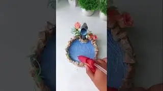 Waterpool made with hands glue craft #craftedvibes #diycrafts #craftinspo #artsandcrafts