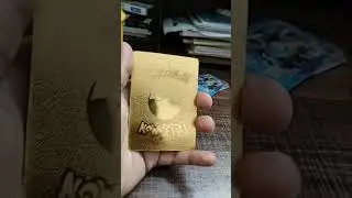 Pikachu vmax gold my new Pokemon card