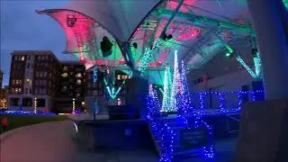 Caamano Family Christmas Lights to Music  | Night at Columbus Commons | Christmas Lights 2020
