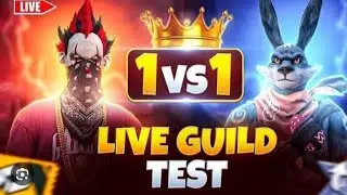 AZAD GAMER 1K is live! guild test 1v1 india top 1 guild
