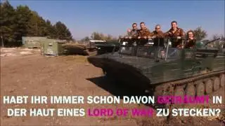 Panzer fahren mit Crazy JGA: Am Junggesellenabschied wie ein echter Soldat unterwegs