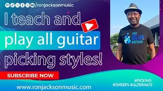 I teach and play all guitar picking styles! #hybrid #alternate #picking  #sweeps #alternate