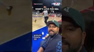 Rohit Sharma in attendance at NBA match in Abu Dhabi | Sports Today