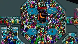 AMONG US, but with 10001 PLAYERS