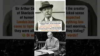 Arthur Conan Doyle  #amazingfacts #history #amazing #motivation #didyouknow #facts #funfact #art