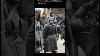 Child Soldier in Germany (1944) &ndash; AI Colorized Reality