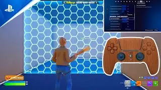 Fortnite 0 Ping Console Player Dominates Piece Control 1v1 | NEW BEST Controller SETTINGS (120 FPS)