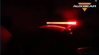 Auxbeam 52'' 300W RGB Ledramp, 7''-52'', &auml;ndra f&auml;rg genom App / fj&auml;rr, rak / kr&ouml;kt