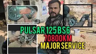 70800km major service Pulsar 125 bs6