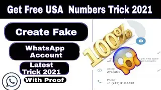How to Create WhatsApp fake Account USA Numbers/Pak Technical