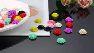 Opaque Resin Cabochons, Flower(CRES-R021-M) #pandahall #cabochon #resincrafts #jewelryfindings #diy