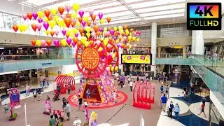 [4K 60P] Walking Tour At Singapore Marina Square
