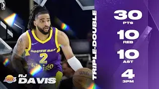 RJ Davis Records Triple-Double 30 PTS 10 REB 10 AST