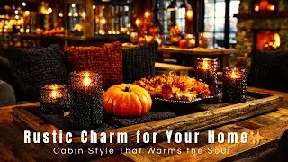 Cozy Cabin Style: Rustic Decorating Ideas for Winter, Spring, Summer & Fall