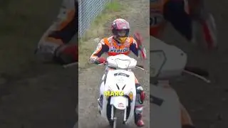 no two wheels are safe #moped #motogp #marcmarquez #scooter