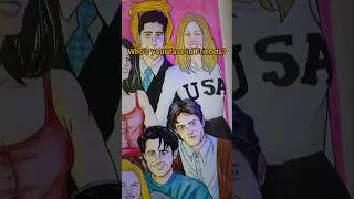 Who's your fave in Friends? #drawing #friends #chandler #chandlerbing #art #fanart
