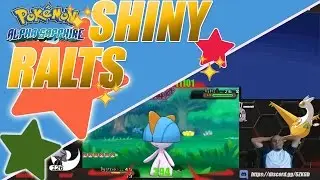 Shiny Ralts - 394 dexnaving encounters - Alpha Saphire - Live on stream