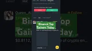 Binance Top Gainers Today