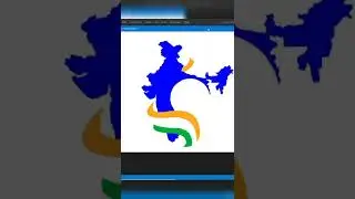 Draw Indian flag in just 3 lines using Python | #coding #shorts #python #computerscience #sketch