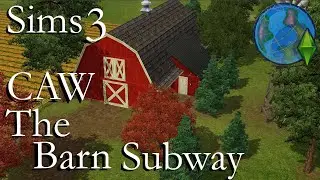 Sims 3: Create a World-The Barn ~ Subway Station Build