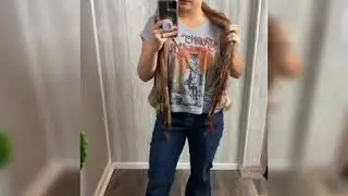 Fur Fringe Vest