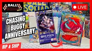🔴 CHASING BUGGY LIVE RIPS ONE PIECE OP-14 EB-04 RIP TILL YOU HIT PRISMATIC EVOLUTION DRAGON BALL