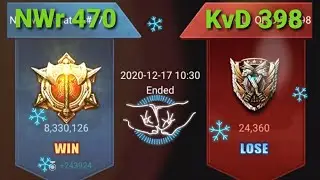 NWr 470 V/S KvD 398 - Doomsday Total War - Last Shelter Survival