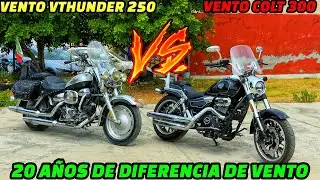 VENTO VTHUNDER 250 VS VENTO COLT 300 NO CONOCÍAS LA BICILINDRICA DE LA MARCA!😱 SONIDO,CALIDAD Y MÁS🔥
