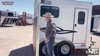 2023 Shadow 1 Horse Straight Load Bumper Pull Trailer