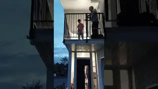 Balcony escape ladder quod erat demonstandrum by Rodney.