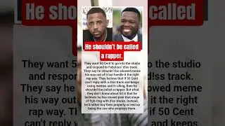 He shouldn&rsquo;t be called a rapper. #50cent #shorts #viral #news