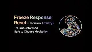 Freeze Response Reset (Decision Anxiety) | Trauma-Informed Safe to Choose Meditation.