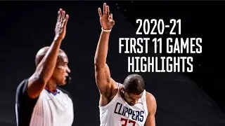 Nicolas Batum 11 first games all field goals highlights 2020-2021