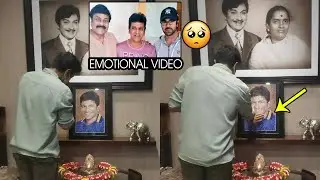 Emotional Video : Ram Charan Most Emotional Moments At Puneeth Raj Kumar House | Wall Post