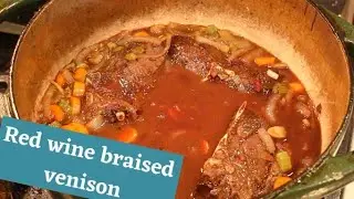 Red wine braised venison #threeriverschallenge #bearbonesliving #venison #pantrychallenge