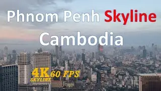 Phnom Penh Skyline from The Peak from Floor 55