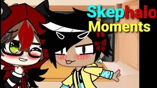 wholesome skephalo moments in Gacha Club 💙❤