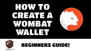 How To Create An Wombat Wallet Tutorial | Beginners Guide