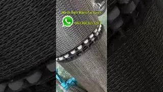 High Temp compound balanced weave conveyor wire belt