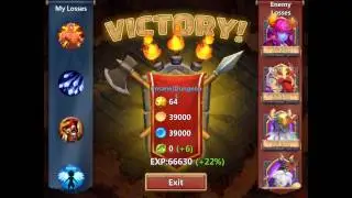 Castle Clash Insane 3-6 // 3 FLAMES WITH ONLY 4 F2P HEROES
