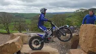 Electric trials bike display 2022