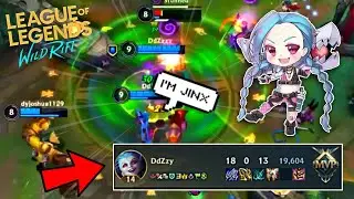 [WILD RIFT] JINX 18 KILLS GOES CRAZY *RAMBO* MODE