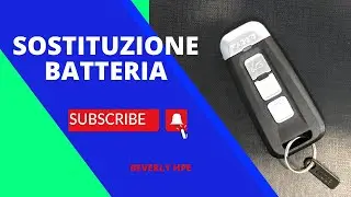 Sostituzione batteria telecomando smart key  Piaggio Beverly HPE.