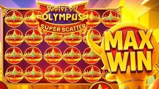 ЛУЧШАЯ СЕССИЯ ЗА ВСЁ ВРЕМЯ!!! ПОЙМАЛ ????X В GATES OF OLYMPUS SUPER SCATTER И ВЫНЕС КАССУ!!!