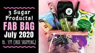 Fab Bag July 2020 | 3 Sugar Products | Unboxing & Review