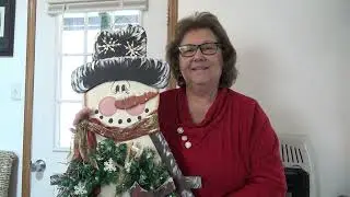 DIY Snowman Sign - Easy to Make!