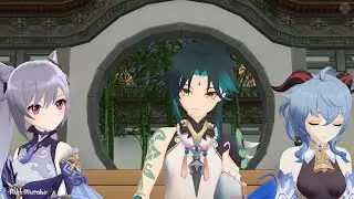 Genshin Impact MMD | Keqing Moves in Serenitea Pot?! (Keqing, Xiao, Ganyu)