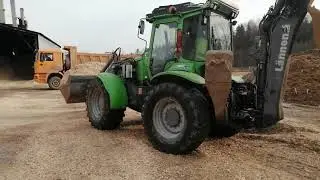 Экскаватор погрузчик Lannen 860c