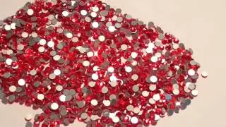 стразы Light Siam ss20. Холодная фиксация.